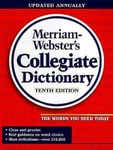 Merriam-webster's Collegiate Dictionary Hardcover By Good. Fixed Price $5.41.