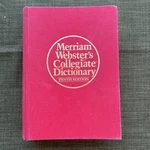 Merriam-webster's Collegiate Dictionary Tenth Edition 1ST Hardcover 1993. Fixed Price $20.00.