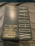 Nos New Canon ID-7100 Portable Wordtank Intelligent Dictionary Black. Fixed Price $39.99.