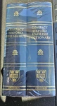 Compact Oxford English Dictionary & Thesaurus 3RD Edition C2008 Hc Set Book Hard. Fixed Price $45.00.