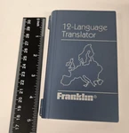 Franklin TG-470 12-LANGUAGE Translator. Fixed Price $20.00.