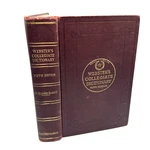 Vintage Webster's Collegiate Dictionary Fifth Edition 1936 Merriam Co. Thumb. Fixed Price $60.21.