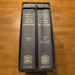 (make Offer) Compact Edition The Oxford English Dictionary Box Set 1971 W/mag. Fixed Price $25.00.