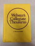 Vintage Hardback Webster's Collegiate Thesaurus Merriam-webster 1976 Book. Fixed Price $10.88.