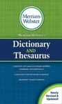 Merriam-webster's Dictionary And Thesaurus, New Edition, (mass-market Pap Good. Fixed Price $5.89.