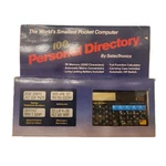 The Worlds Smallest Pocket Computer PD-100 Personal Directory By Selectronics. Fixed Price $74.62.