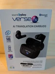 Sound Play Verse Ai Language Translation Earbuds - New Open !!! Touchscreen Case. Fixed Price $18.39.