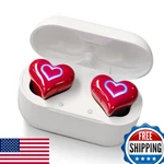 Yoidesu Heart-shaped Earbuds, Hifi Stereo Sound, Bluetooth 5.3 Headphones. Fixed Price $34.89.