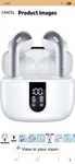 Tagry Bluetooth Headphones True Wireless In Earbuds W/ Mic Waterproof White. Fixed Price $35.00.