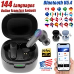 New 144 Languages Smart Translate Bluetooth Earbuds Real Time Voice Translator. Fixed Price $15.95.