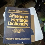 Houghton Mifflin American Heritage Dictionary 2ND College Edition Hardcover. Fixed Price $11.24.