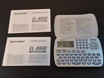 Sharp EL-6930B Electronic Organizer Pda Calculator Nos W/ Manuals Untested. Fixed Price $10.39.