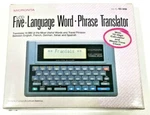 Micronta Five Language Word & Phrase Translator Cat. No. 63-698. Fixed Price $12.60.