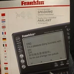 Franklin 12 Languages Speaking Global Translator TGA-490 Case & Manual Open Box. Fixed Price $30.00.