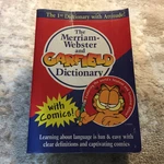 The Merriam Webster And Garfield Dictionary Paperback Book 1999. Fixed Price $18.97.