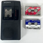 Sony M-330 Handheld Microcassette Recorder W/2 Cassettes. Fixed Price $12.47.