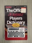 Franklin Official Scrabble Players Dictionary Model: SCR-30 1992 New Sealed. Fixed Price $67.00.