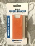 Phonesoap 2-IN-1 Screen Cleaner Spray Bottle And Microfiber Cloth. Fixed Price $12.00.