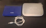Casio E-F200 Electronic Chinese Dictionary Tested Working Cobalt Blue Cord Read. Fixed Price $40.00.