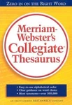 Merriam Websters Collegiate Thesaurus - Hardcover Acceptable. Fixed Price $5.06.
