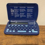Vintage 1999 Franklin TWE-106B 5-LANGUAGE European Translator New Battery. Fixed Price $11.60.