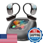 Amzish Ai Translation Earbuds Real Time 144 Languages, Lcd Touch Screen Open. Fixed Price $67.79.