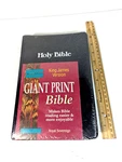 Giant Print King James World Bibles Blue GP3BL Royal Sovereign New Sealed. Fixed Price $23.99.