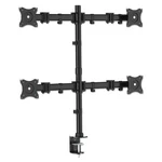 Articulating Quad 13" 27" Supports 18 Lb Monitor Arms Black MA240. Fixed Price $135.44.