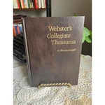 1988 Collegiate Thesaurus Merriam-webster Deluxe Edition Vintage Book. Fixed Price $28.00.