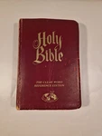 Holy Bible King James Royal Publishers Giant Print Tabbed Hardcover English. Fixed Price $12.99.