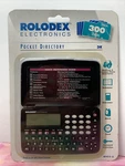 Rolodex Electronics Pocket Directory RF411-3 Stores 300 Items Damaged Package. Fixed Price $9.99.