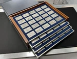 Franklin Mint Bicentennial History Of The U.s. 100 Pewter Ingots Complete Set. Fixed Price $374.99.