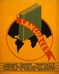 Poster Languages Jobs Teacher Translator Books Library Vintage Repro Free S/h. Fixed Price $16.95.