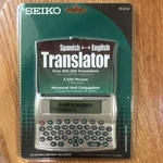 Seiko TR2250 Handheld Spanish-english Translator W/ Verb Conjugation, Calculator. Fixed Price $16.79.