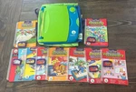 Leapfrog Leappad Learning System Lot 9 Books & Most Cartridges Bag 2001. Fixed Price $43.99.