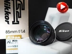 Sic Nikon Ai-s Ais Nikkor 85MM F/1.4 In Box Portrait Lens From Japan #J380. Fixed Price $899.99.