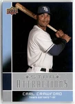 2008 Upper Deck Carl Crawford Star Attractions #SA-2 Tampa Bay Rays. Fixed Price $6.99.