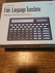 Micronta Lcd Five-language Translator Radio Shack With Manual. Used Once!. Fixed Price $24.99.