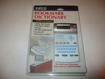 Zelco Bookmark Dictionary (2001, Nos) 50,000 Words, Calculator, Daily Alarm. Fixed Price $14.99.