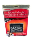 New Franklin TES-121 English-spanish Translator Phrasebook Travel Language Nip. Fixed Price $21.99.