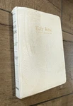 King James Version Bible Red Letter Royal White Dictionary Concordance. Fixed Price $12.99.