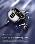 Euqq Ai Real-time 144-LANGUAGE Translation Earbuds 2-WAY S/m/l, Jet Black. Fixed Price $118.68.