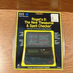 Seiko Instruments Roget's Ii: Thesaurus & Spell Checker WP1201 Vintage 1999 New. Fixed Price $24.00.