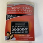New Franklin TES-121 English Spanish Quick Translator And Phrasebook Sealed. Fixed Price $17.99.