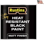 250ML Of Heat Resistant Black Paint - Ideal For Extreme Temperatures. Fixed Price $33.94.