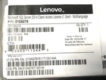 Lenovo Microsoft Sql Server 2014 User Multilingual 01DA076 New Sealed. Fixed Price $49.99.