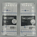 Qty 200 Pyramid 42415 Genuine 2-SIDED Time Cards For 2500, 2600 & 2650PRO. Fixed Price $24.88.