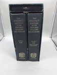 The Compact Edition Of Oxford English Dictionary Volume And Ii Press 1971. Fixed Price $47.00.