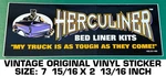 Herculiner Bed Kits - Vintage Original Vinyl Decal Sticker Trucks. Fixed Price $8.70.