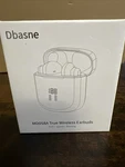 Dbasne True Wireless Earbuds With Charging Case - Black Model MD058A. Fixed Price $12.00.